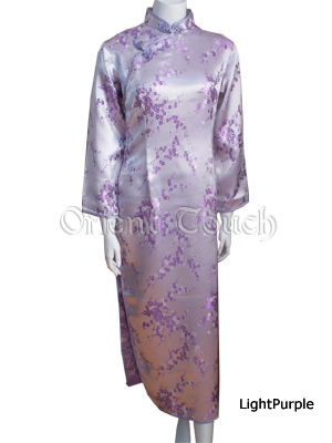 Long-Sleeved Plum Blossom Cheongsam